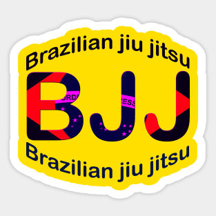 Brazilian jiu jitsu Sticker